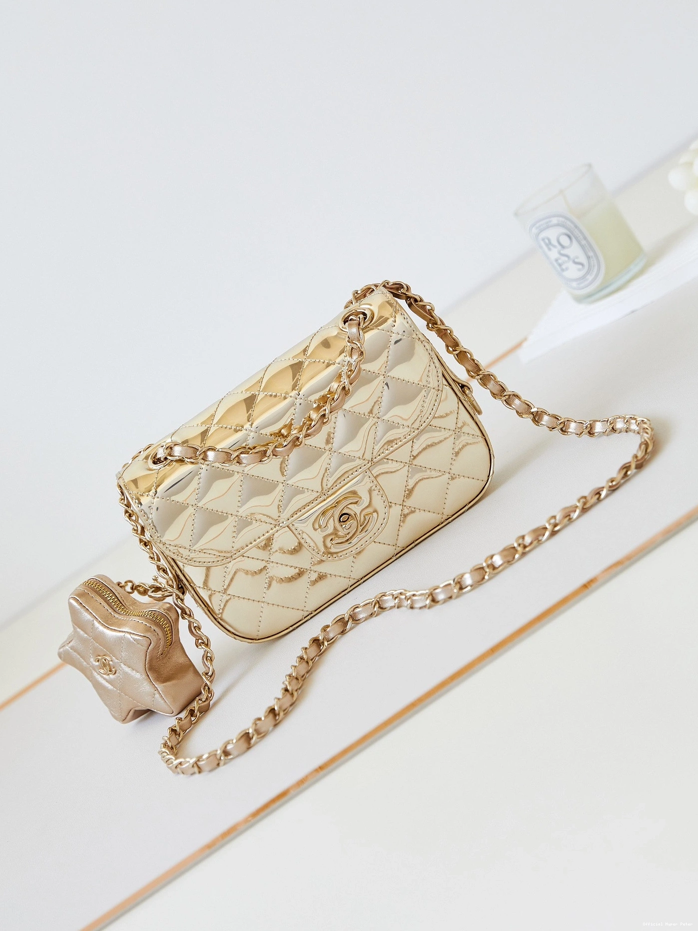 Hyper Peter CHANEL STAR & MINI COIN FLAP BAG PURSE 0715